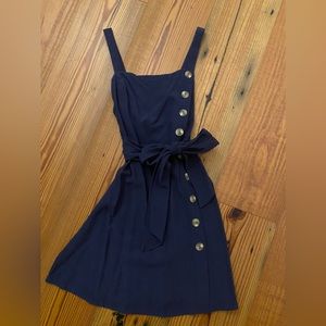 Size Small blue button summer dress!